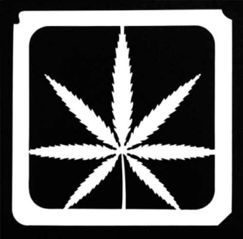 Weed Stencil - Click Image to Close